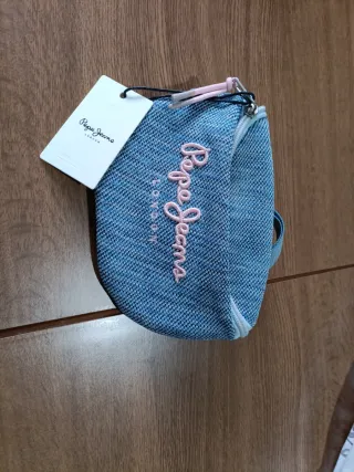 Riñonera Pepe Jeans azul y rosa
