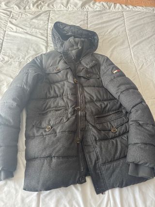 Abrigo Tommy Hilfiger Gris