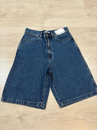 UNIQLO pack 2 bermudas denim mujer S/M sin estrena