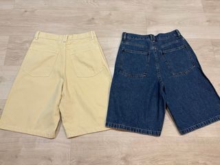 UNIQLO pack 2 bermudas denim mujer S/M sin estrena