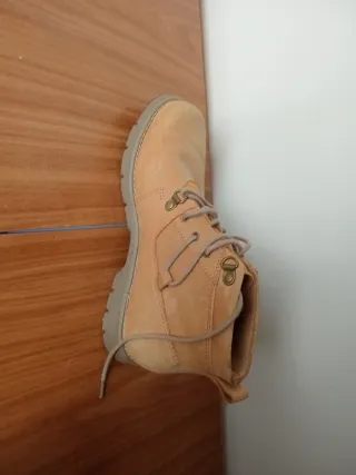 Botas de cuero marrón para hombre