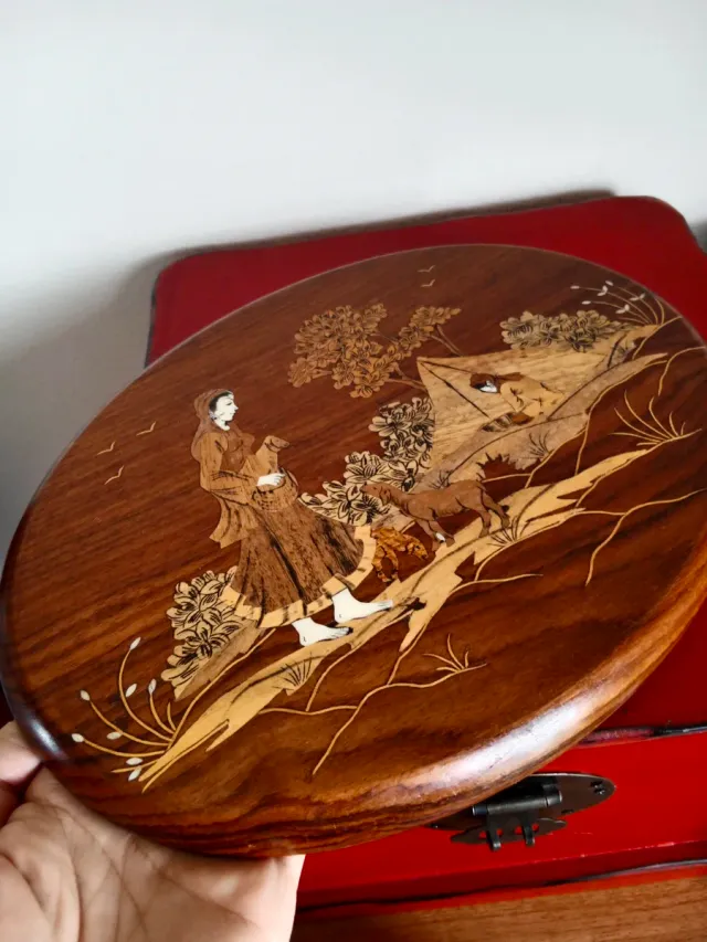 Panel decorativo de madera apon hueso