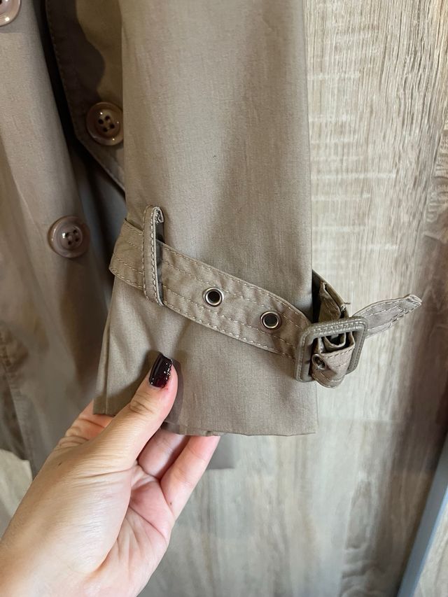 Parka mujer beige