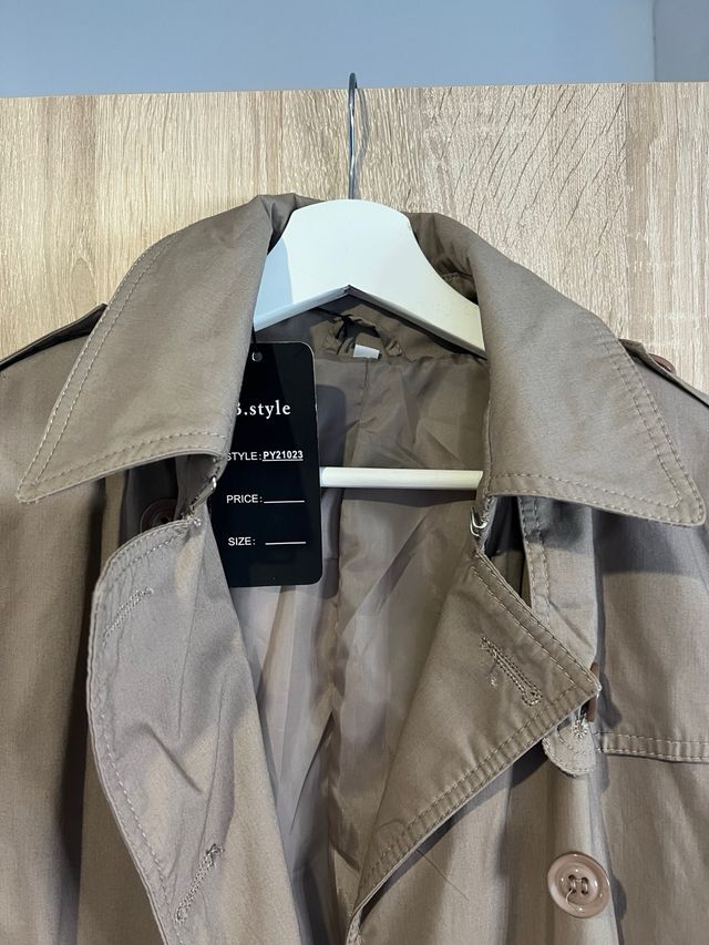 Parka mujer beige