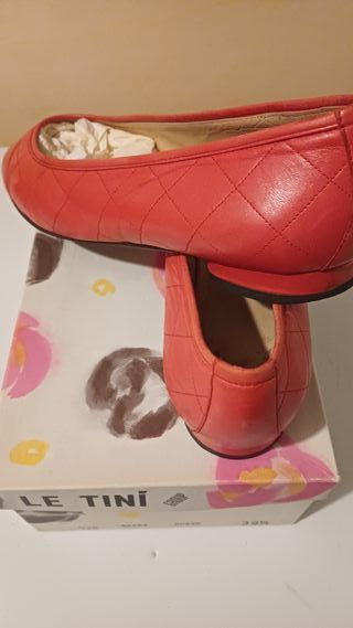 Le Tinì Scarpe Nappa Rosse Tg 39.5