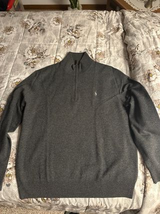 Maglione Polo Ralph Lauren Grigio Uomo