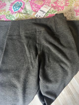 Pantalón pelo Stradivarius gris Talla XS