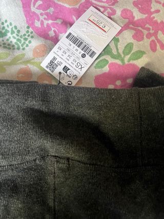 Pantalón pelo Stradivarius gris Talla XS