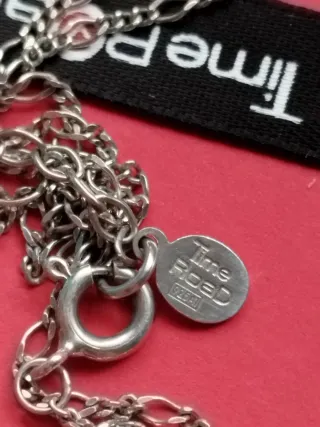 Collar de Corazón. Time Road Plata 925.