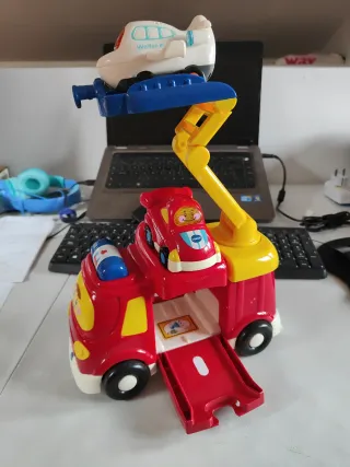 Camión bomberos y coches Vtech