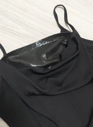 Vestido negro largo fiesta