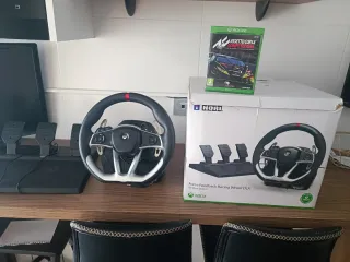 Volante Xbox Hori + Asseto corsa