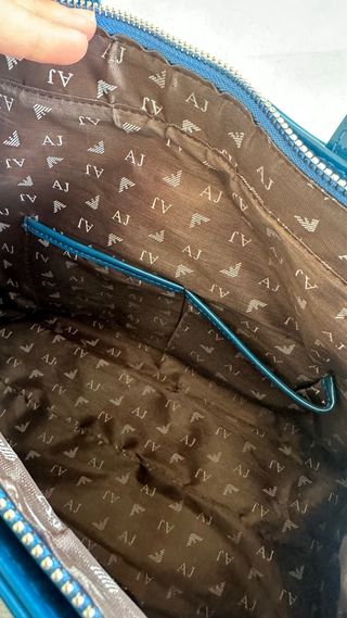 Bolso Armani Jeans Azul como nuevo