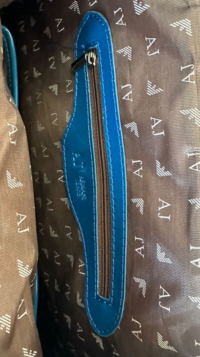 Bolso Armani Jeans Azul Nuevo