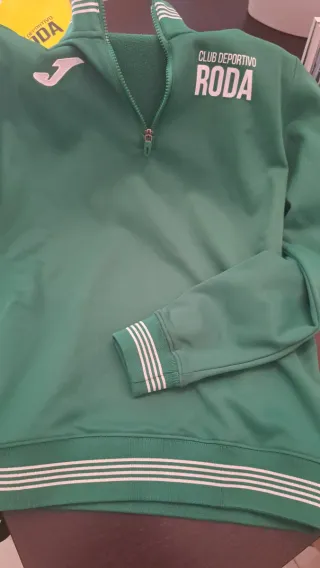 Sudadera Joma Roda CF entrenamiento verde