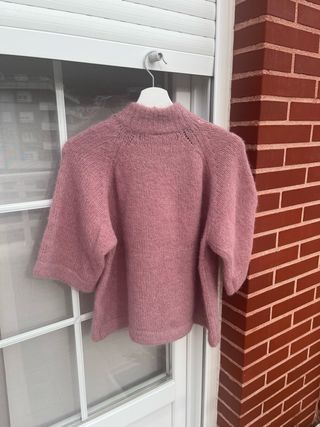 Jersey rosa cuello alto