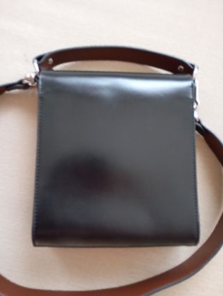 Bolso Adolfo Domínguez Negro Piel Pequeño
