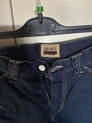 Pantaloni uomo Code One blu