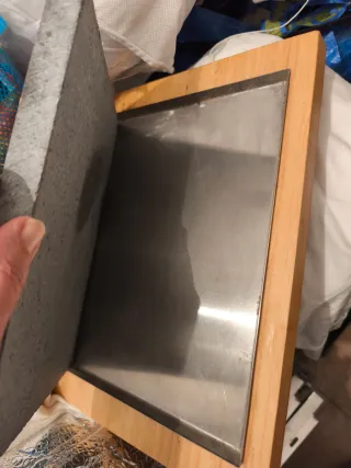 Piedra Volcánica para Asar con Base Bambú