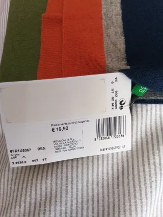 Bufanda United Colors of Benetton rayas