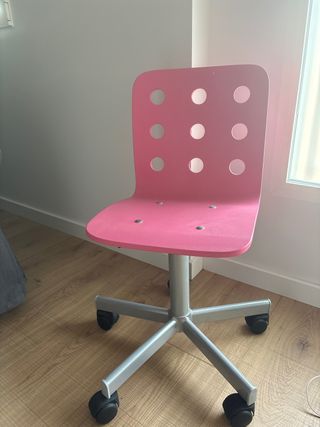 Silla de escritorio infantil rosa