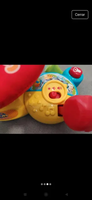 Volante para silla de paseo.