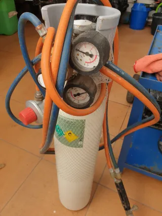 Soldador Stahlwerk MIG 200 con bombonas