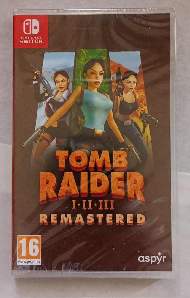 Tomb Raider I-III Remastered Switch precintado ES