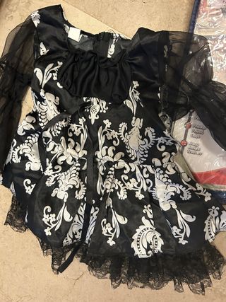 Disfraz Negro y Blanco Talla Única