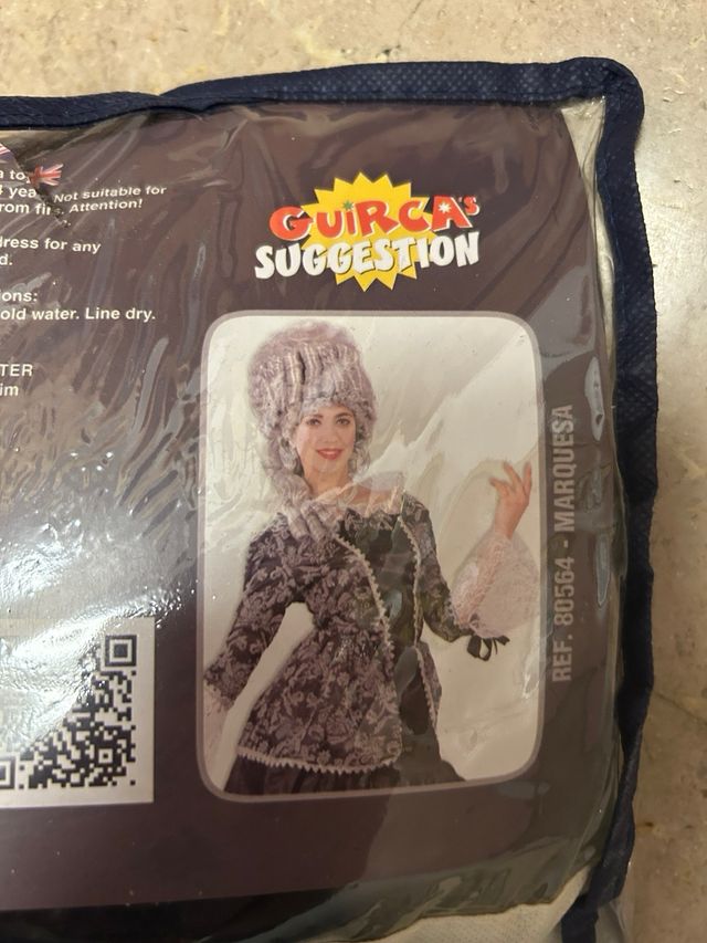 Disfraz Negro y Blanco Talla Única