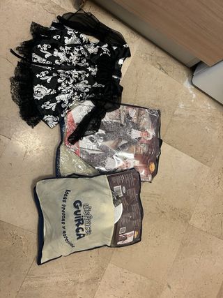 Disfraz Negro y Blanco Talla Única