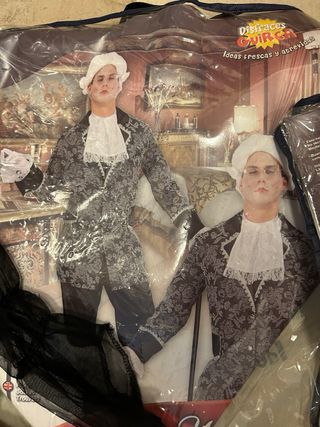 Disfraz Negro y Blanco Talla Única