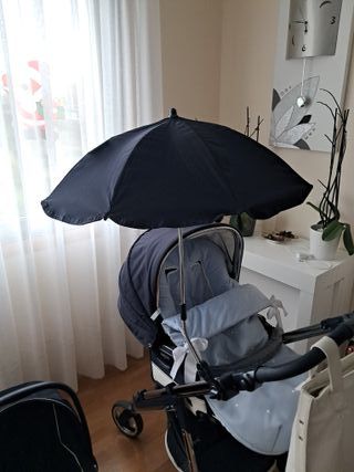 Bebecar ip-op Trio, se entrega con sacos y paragua