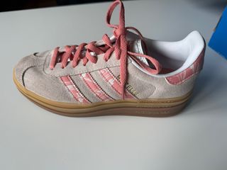 Adidas Gazelle Beige/Rosa Talla 38