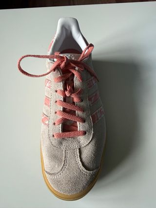 Adidas Gazelle Beige/Rosa Talla 38
