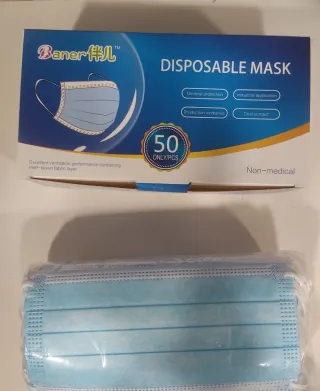 150 Mascarillas Desechables Baner
