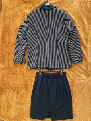 Tailleur donna blu e bianco – Taglia 48