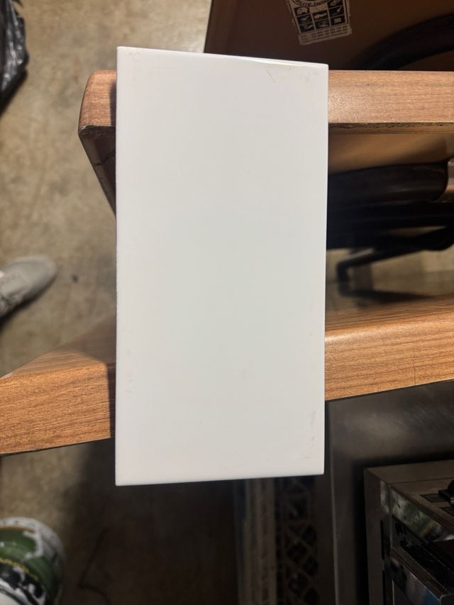 11 caja Azulejos Blanco Brillo 10x20