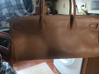 Bolso El Potro Beige/Marrón Como Nuevo