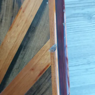 Humidor in legno con intarsio