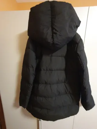 Piumino Ralph Lauren donna nero con cappuccio