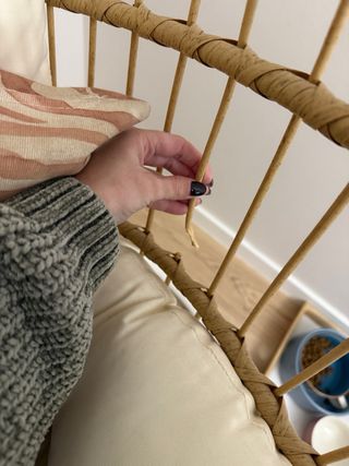 Maison du Monde Balancín Ratán Beige