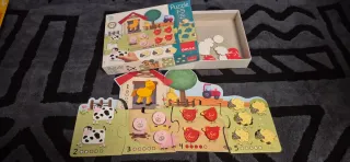 Puzzle Goula Números 1-5 Granja