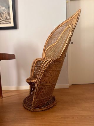 Sillón Mimbre Estilo Emmanuelle