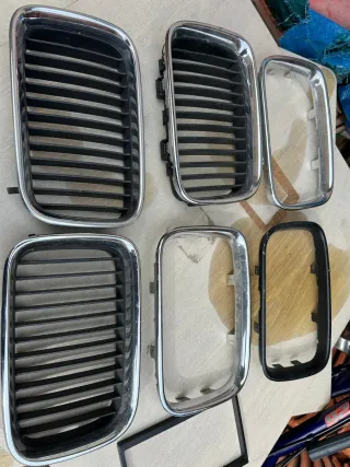 Rejillas BMW E36 Cromadas y Negras