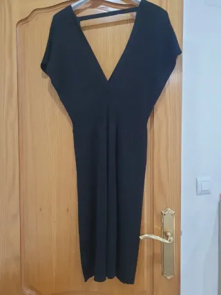 Vestido fiesta negro mujer