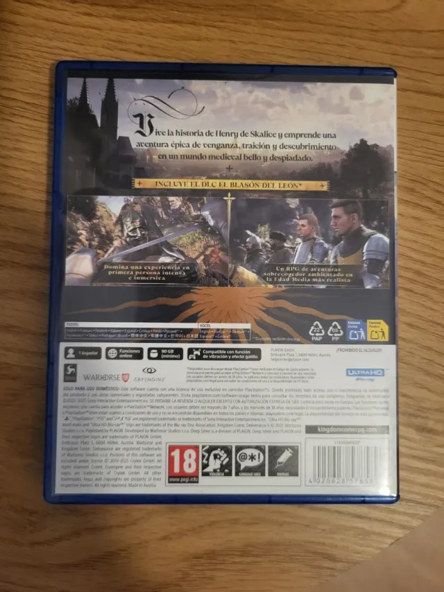 Carátula Kingdom Come Deliverance 2 PS5