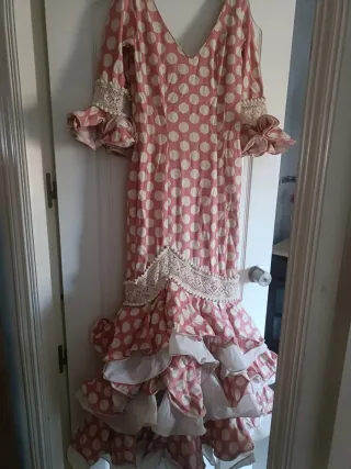 Traje Flamenca Adolescente Lunares