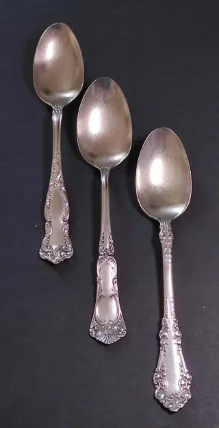 Set 3 Cucchiai Rogers Placcati Argento