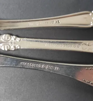 Set 3 Cucchiai Rogers Placcati Argento